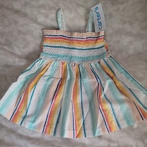 Carter's Multicolor Striped Baby Sundress